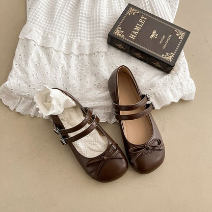 Bow Mary Shoes Jane