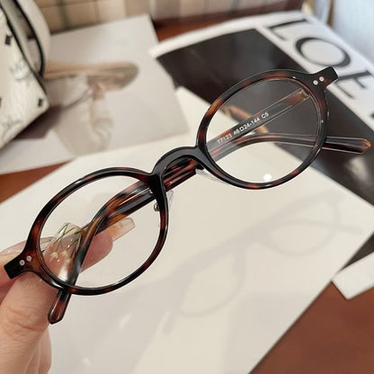 Frame Oval Glasses