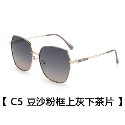Geometric Metal Sunglasses