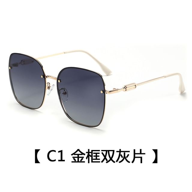 Metal Square Sunglasses