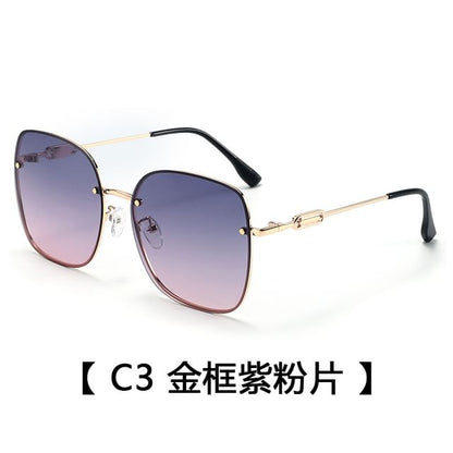 Metal Square Sunglasses