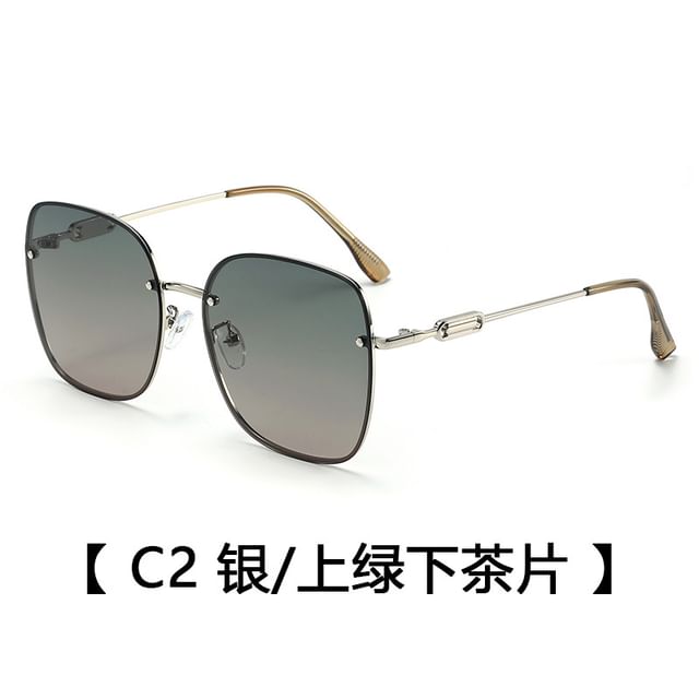 Metal Square Sunglasses