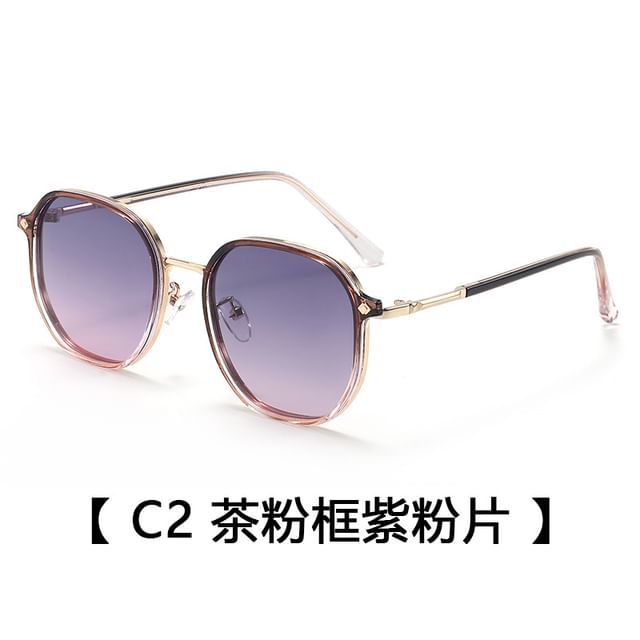 Frame Geometric Sunglasses