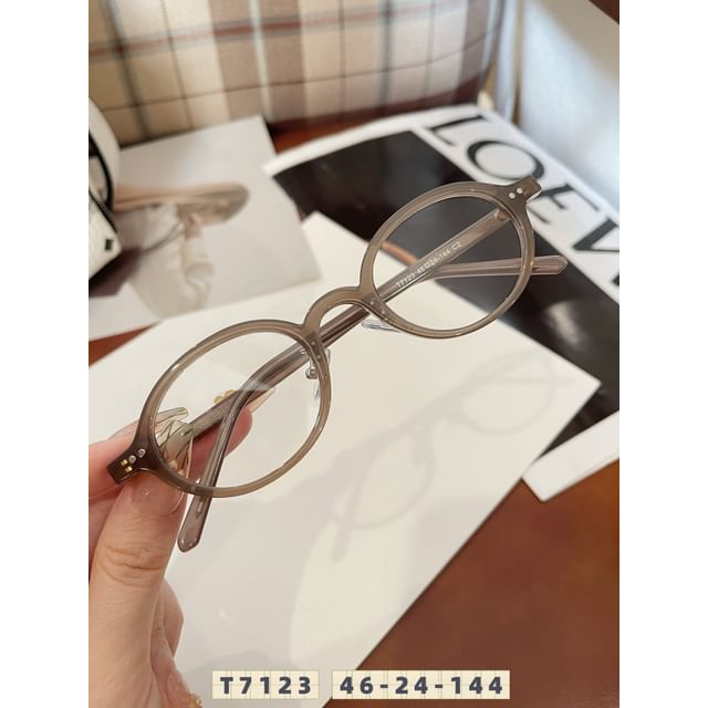 Frame Oval Glasses