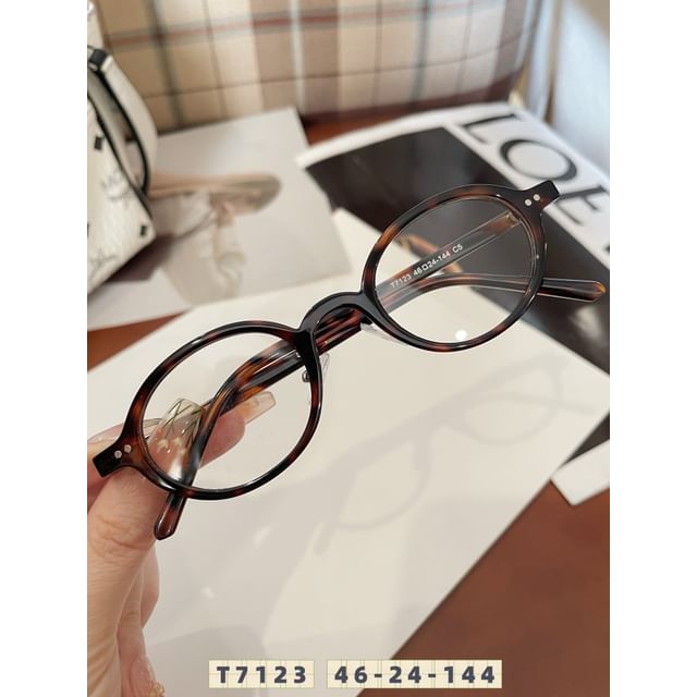 Frame Oval Glasses