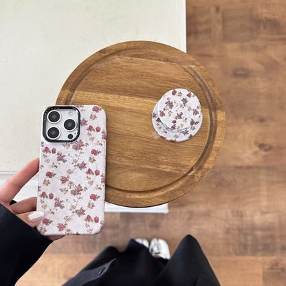 Phone Floral with Magnetic (Compatible MagSafe) Case
