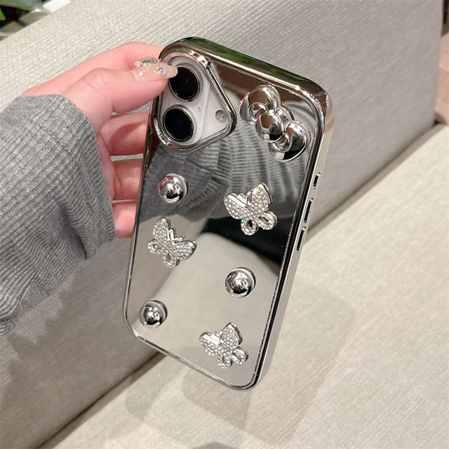 Butterfly Phone Case / Mirrored Set Strap