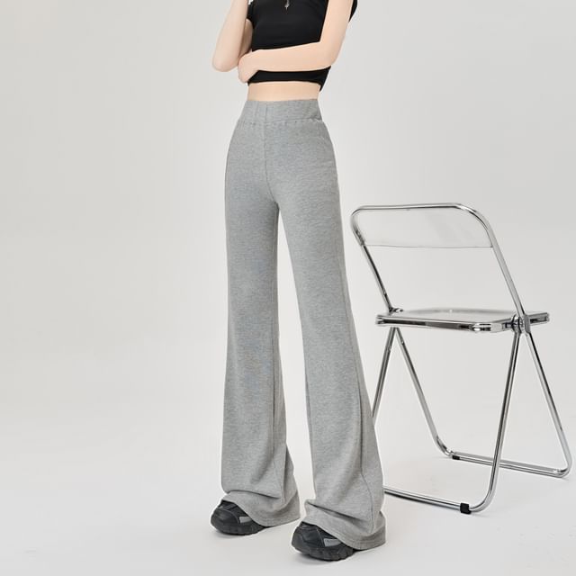 Flared Sweatpants High Rise