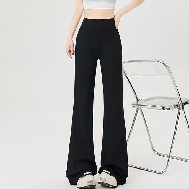 Flared Sweatpants High Rise