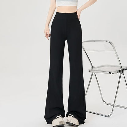 Flared Sweatpants High Rise