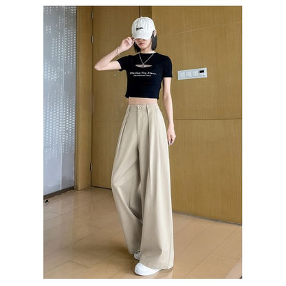 Wide Designs) Waist Pants Leg (Various High Dress Plain