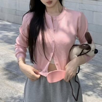 Camisole / Top Shorts Waist Neck Padded V-Neck High Lace Panel Round Sweat Cardigan Plain