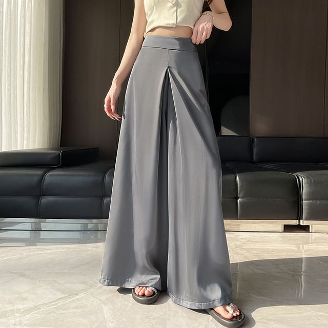 Culottes Waist Plain High