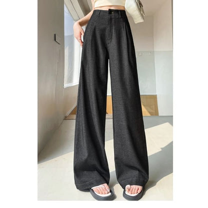 Designs) High Waist Leg (Various Jeans Wide