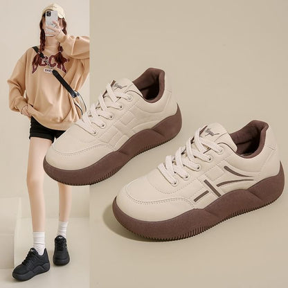 Panel Platform Sneakers