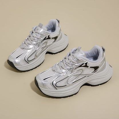 Mesh Platform Sneakers Panel