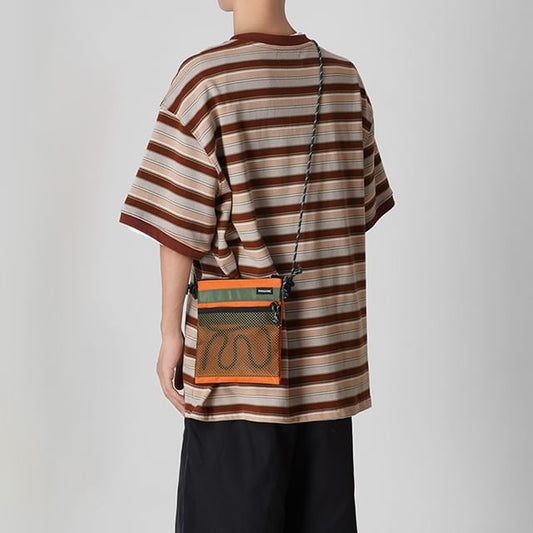 Crossbody Tone Two Panel Bag Mesh