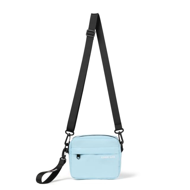 Crossbody Bag Print Lettering Nylon