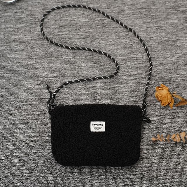 Crossbody Fleece Bag Applique