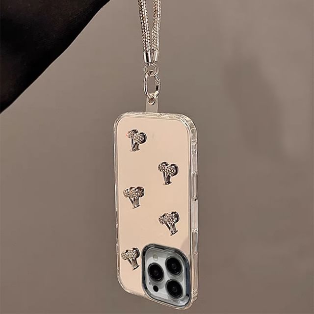 Strap Case Mirrored / Set Phone Cherry