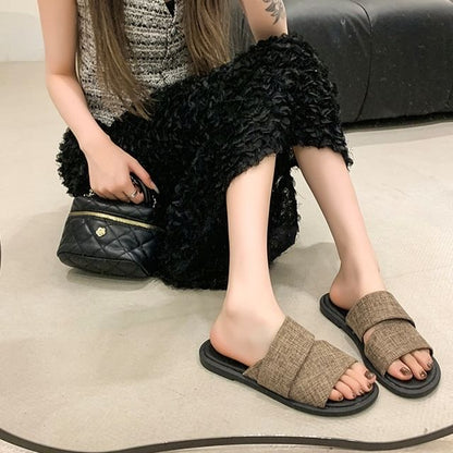 Sandals Canvas Slide Strap