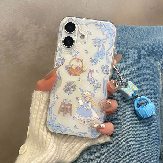 Phone / Set Charm Girl Case