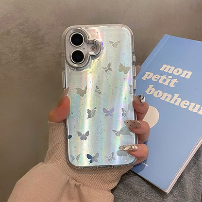 Phone Holographic Case Butterfly