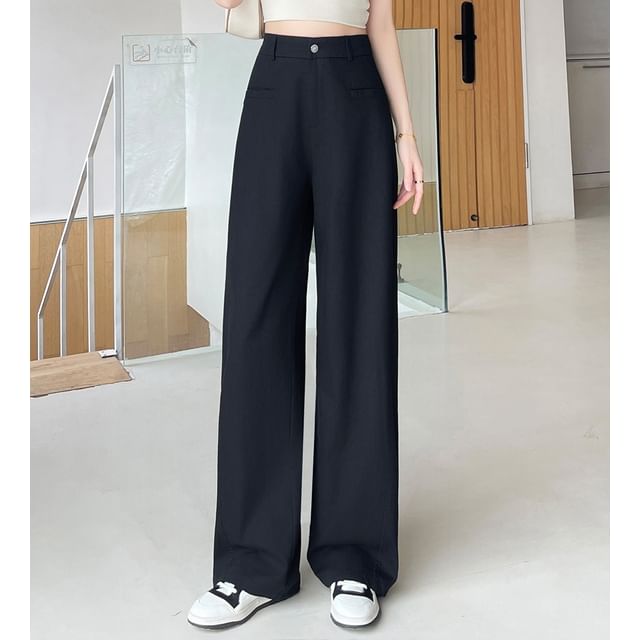 Waist (Various Wide Leg High Jeans Washed Designs)