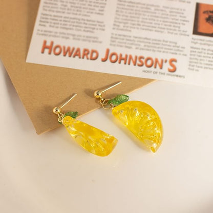 Earring Lemon Drop / Clip-On