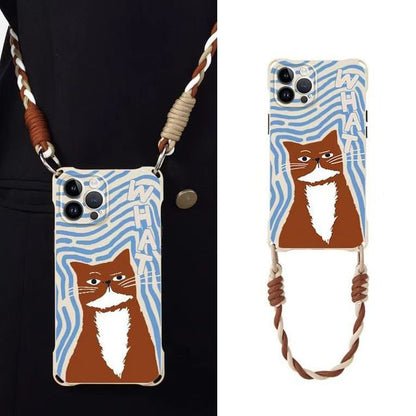 Lanyard Case Set Phone Cat /