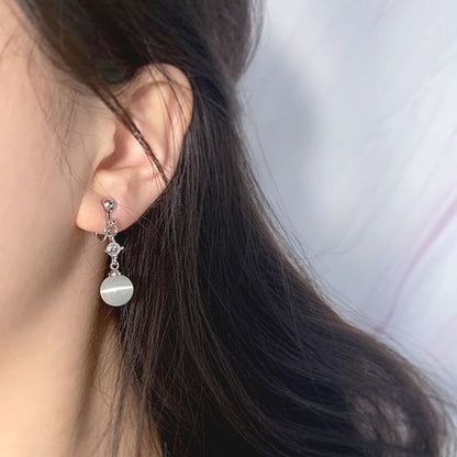 Earring (Various Faux Stone Dangle Cuff Alloy Designs) / Ear Eye Cat