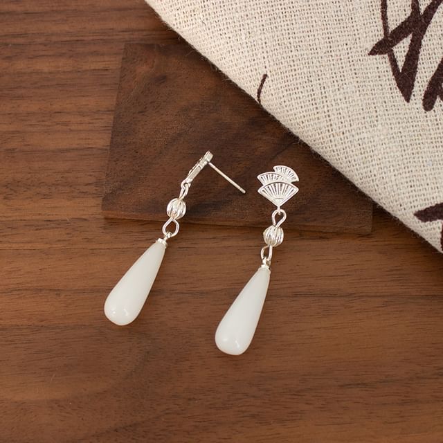 Designs) Gemstone Faux Fan (Various Cuff Earring Alloy Ear Drop / Rhinestone