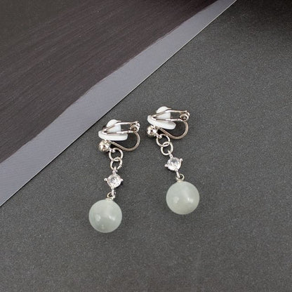 Earring (Various Faux Stone Dangle Cuff Alloy Designs) / Ear Eye Cat