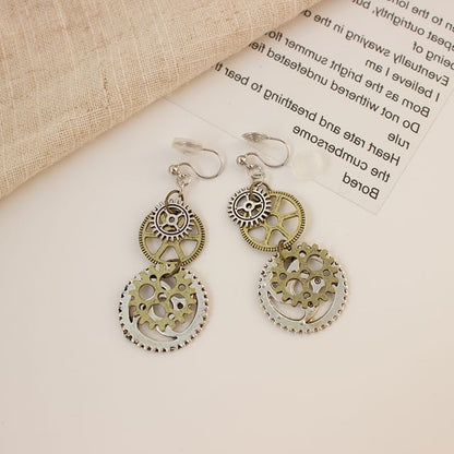 Designs) / Gear (Various Cuff Earring Ear Dangle Alloy