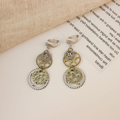 Designs) / Gear (Various Cuff Earring Ear Dangle Alloy