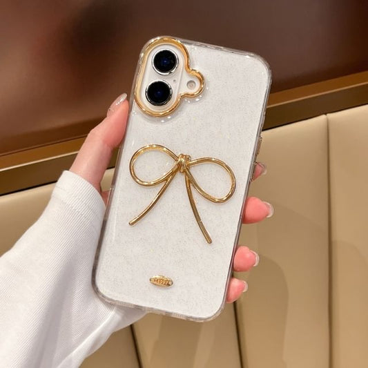 Case Phone Metallic Bow Trim