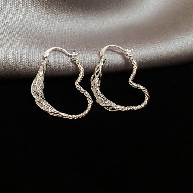 Alloy (Various Hoop Earring Designs) Twisted