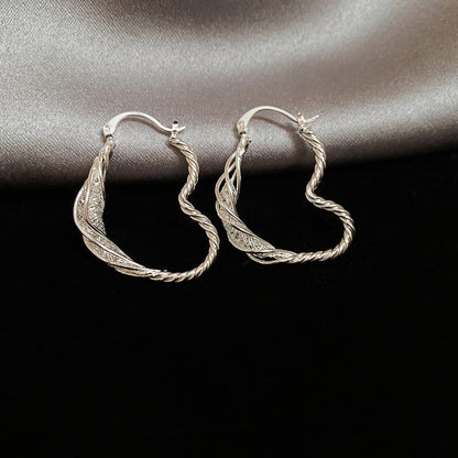 Alloy (Various Hoop Earring Designs) Twisted
