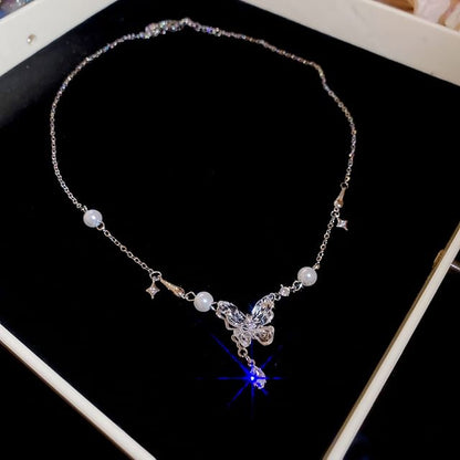 Faux Pearl Alloy Choker (Various Designs) Pendant