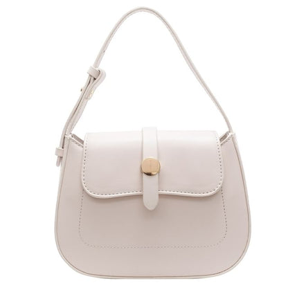 Crossbody Plain Faux Bag Leather Flap