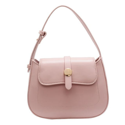 Crossbody Plain Faux Bag Leather Flap