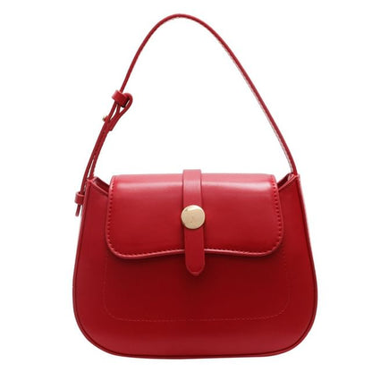 Crossbody Plain Faux Bag Leather Flap