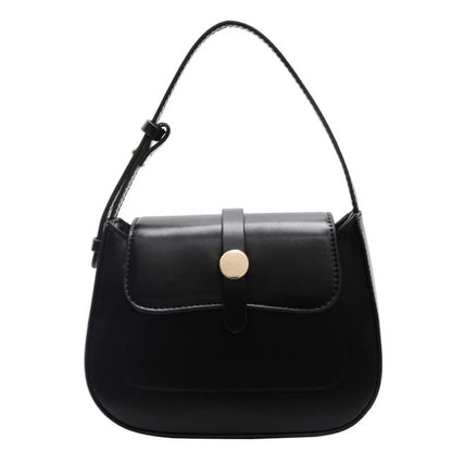 Crossbody Plain Faux Bag Leather Flap