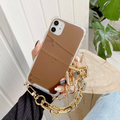 Phone Case Mirrored Strap Chain with