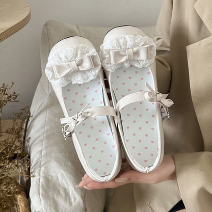 Jane Pumps Ruffle Bow Mary