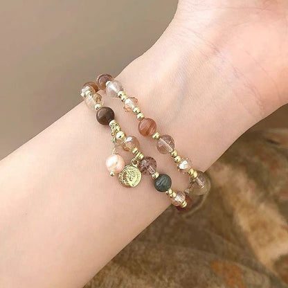 Faux (Various Alloy Designs) Gemstone Bracelet