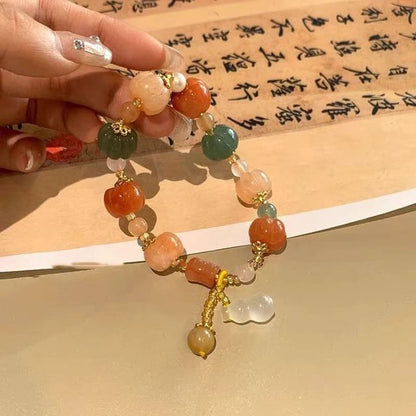 Faux (Various Alloy Designs) Gemstone Bracelet