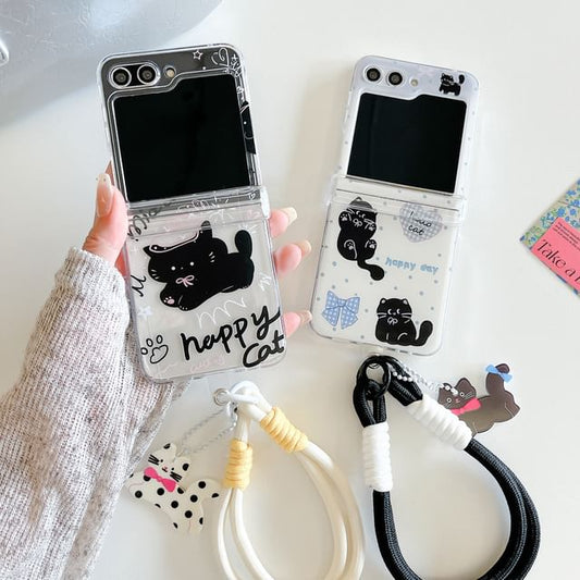 / Phone Strap Set Cat Case