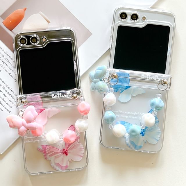 Strap Butterfly Set Case Phone /
