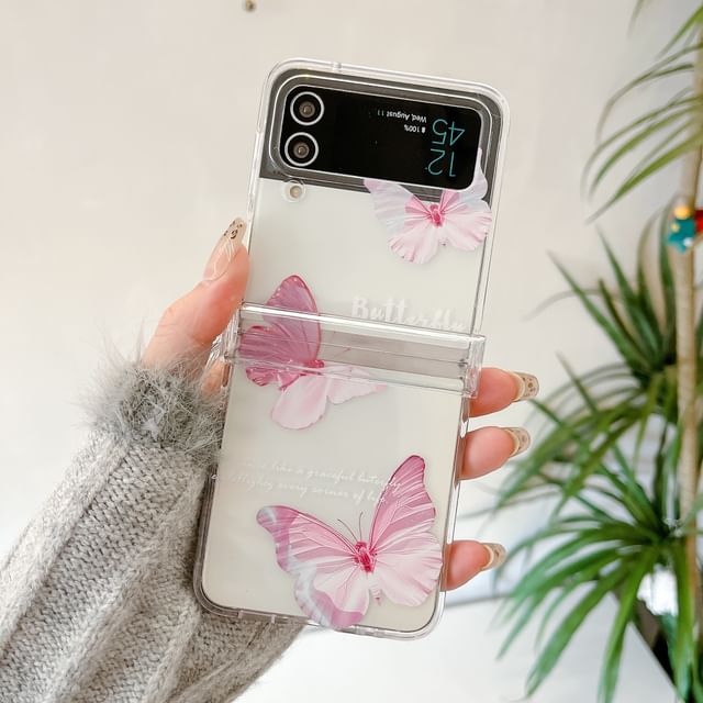 Strap Butterfly Set Case Phone /